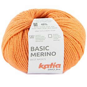 Katia Basic Merino - 92 pasteloranje - Wol/Acryl Garen