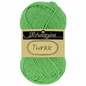 Scheepjes Twinkle 922 appelgroen / lichtgroen - Katoengaren met Lurex Glitterdraad