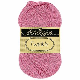Scheepjes Twinkle 926 roze glitter - Katoengaren met Lurex Glitterdraad