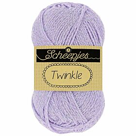 Scheepjes Twinkle 927 lila / lichtpaars - Katoengaren met Lurex Glitterdraad