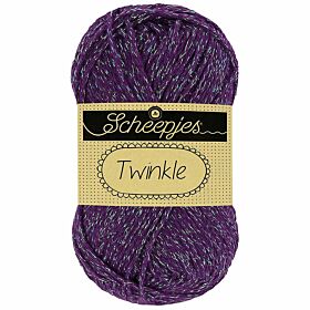 Scheepjes Twinkle 928 aubergine - Katoengaren met Lurex Glitterdraad