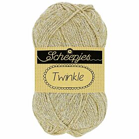 Scheepjes Twinkle 938 crème - Katoengaren met Lurex Glitterdraad