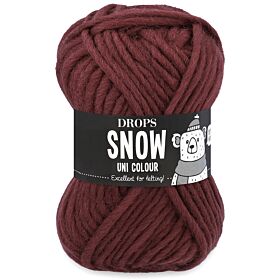 DROPS Snow Uni Colour - 94 bordeaux - Wol Garen 1