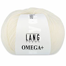 Lang Yarns Omega Plus 94 naturel / ecru / gebroken wit - Acryl Garen