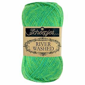 Scheepjes River Washed 954 congo (groen/turquoise) - Katoen/Acryl Garen