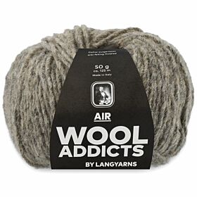 WoolAddicts Air 96 taupe / zand - Merinowol Garen