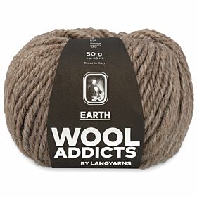 Wooladdicts Earth 96 taupe / zand - Alpacawol Garen