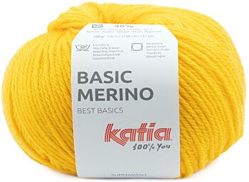 Katia Basic Merino - 96 verkeersgeel - Wol/Acryl Garen 1