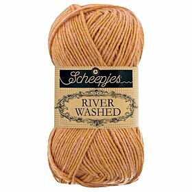 Scheepjes River Washed 960 murray (zalmroze/geel) - Katoen/Acryl Garen