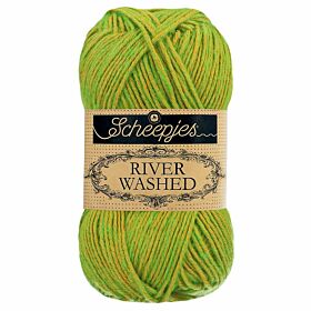 Scheepjes River Washed 962 narmada (groen/geel) - Katoen/Acryl Garen