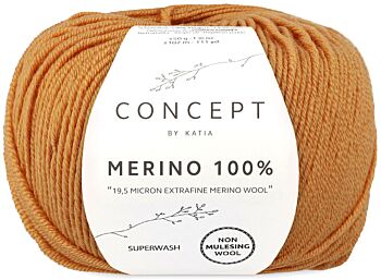 Katia Concept Merino 100% - 97 karamel - Wol Garen 1
