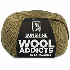 WoolAddicts Sunshine 98 mosgroen / olijfgroen - Katoen Garen