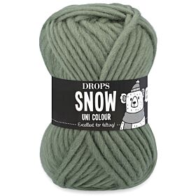 DROPS Snow Uni Colour - 98 saliegroen - Wol Garen 1