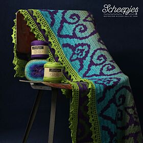 beatrix blanket mal - scheepjes yarnazine romance - make-a-long haken