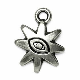 Bedeltje Boho Ster - Antiek Zilver Bedels