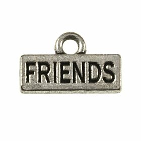 Bedeltje Friends - Antiek Zilver Bedels