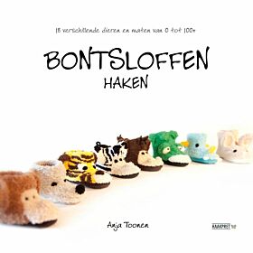 Bontsloffen Haken - Anja Toonen, Haakboek haakpret