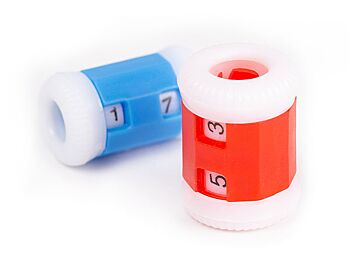 Toerenteller (set van 2) - Compact, licht én geen batterijen nodig 2