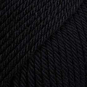 DROPS Daisy 03 zwart (uni colour) - Merino Garen
