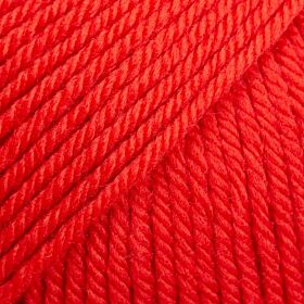 DROPS Daisy 20 rood (uni colour) - Merinowol Garen