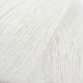 DROPS Kid-Silk 38 kalk / mist - Uni Colour Mohairwol Garen