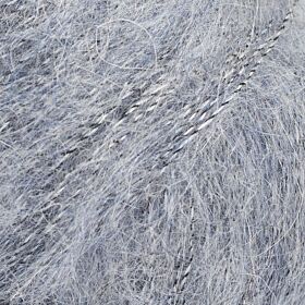 DROPS Kid-Silk 43 blauwe wind / lichtblauw (Uni Colour) - Mohairwol met zIjde