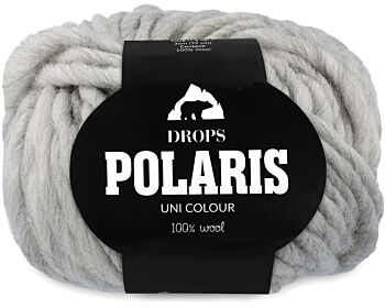 DROPS Polaris Uni Colour - 11 lichtgrijs - Wol Garen 1