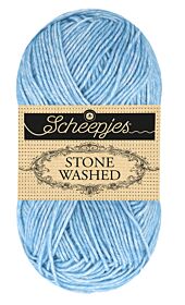 Scheepjes Stone Washed - 845 royal azurite - Katoen Garen 1