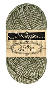 Scheepjes Stone Washed - 851 chlorite green - Katoen Garen 1