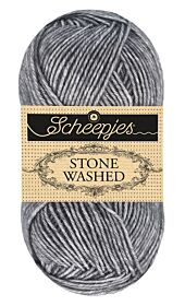 Scheepjes Stone Washed - 852 graphite - Katoen Garen 1