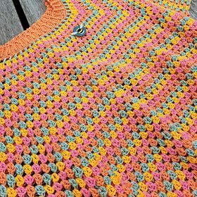 Haakpatroon Beez Truitje - Top down gehaakt met raglan - Ann @crochetknitting_beez 5