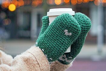 Haakpatroon Winterse Wanten met Drops Snow - Haakspot 1