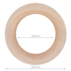 Houten Ring - 3 cm - Blank Beukenhout 1