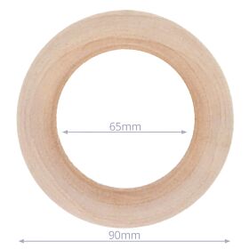 Houten Ring - 9 cm - Blank Beukenhout 1