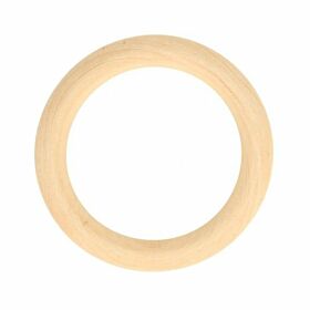 Houten Ringen 8,5 cm - Onbehandeld beukenhout