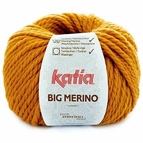 Katia Big Merino 30 mosterdgeel - Wol/Acryl Garen
