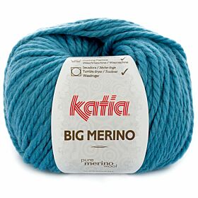 Katia Big Merino 37 middenblauw - Wol / Acryl Garen