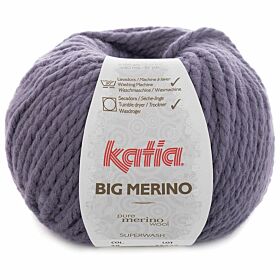 Katia Big Merino 48 lila / lichtpaars - Wol/Acryl Garen