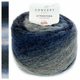 Katia Concept Atmosfera 300 blauw-lichtjeans - kleurverloop garen