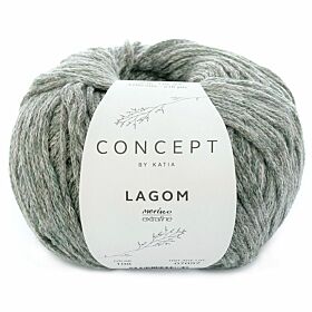 Katia Concept Lagom 108 medium groen-grijs mix merinogaren