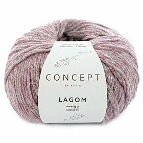 Katia Concept Lagom 111 heide mix - Merino/Katoen Garen