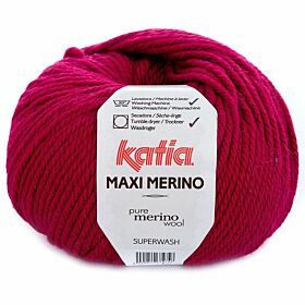 Katia Maxi Merino 24 donker magenta - Wol Garen