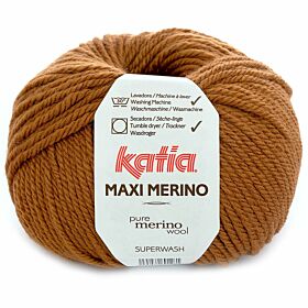 Katia Maxi Merino 44 okerbruin - Wol Garen