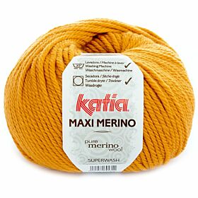 Katia Maxi Merino 47 mosterdgeel - Wol Garen