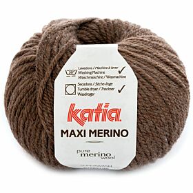 Katia Maxi Merino 50 bruin - Wol Garen