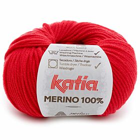Katia Merino 100% - 04 rood - Merinowol Garen