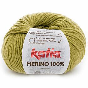 Katia Merino 100% - 29 pistachegroen / lichtgroen - Wol Garen