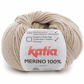 Katia Merino 100% - 501 beige - Wol Garen