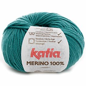 Katia Merino 100% - 54 zeegroen - Merinowol Garen