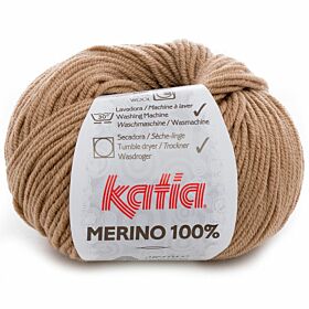 Katia Merino 100% - 65 camel - Merinowol Garen